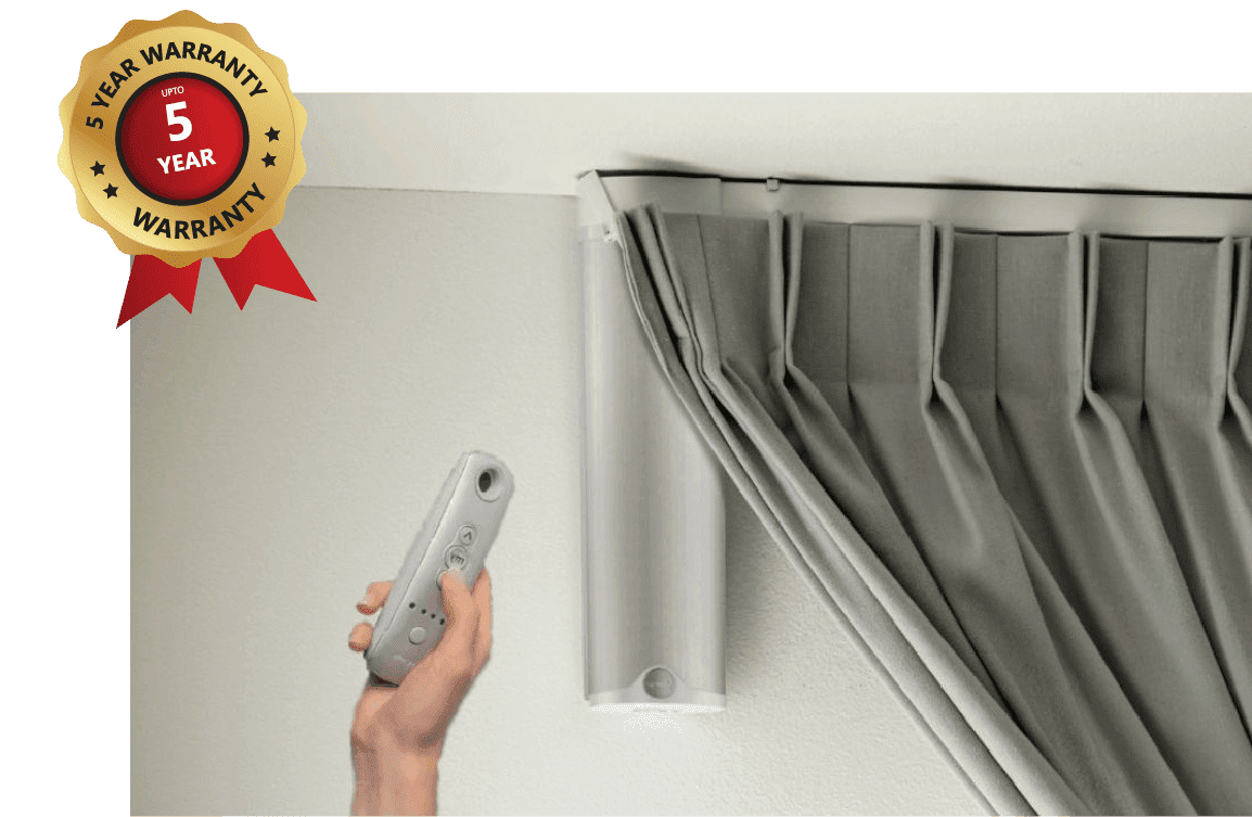 5-YEAR-WARRANTY MOTORIZED CURTAINS